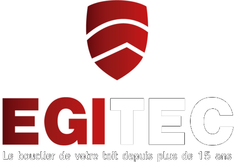 Logo EGITEC — étanchéité et maintenance de toitures, le bouclier de votre toit