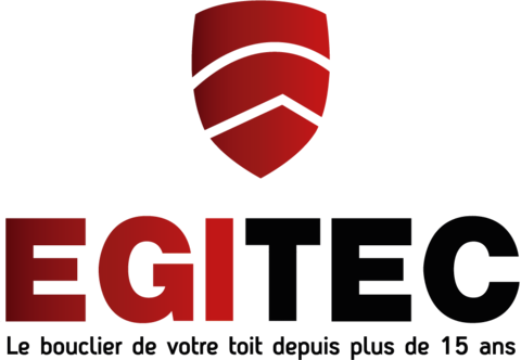 Logo EGITEC — étanchéité et maintenance de toitures, le bouclier de votre toit